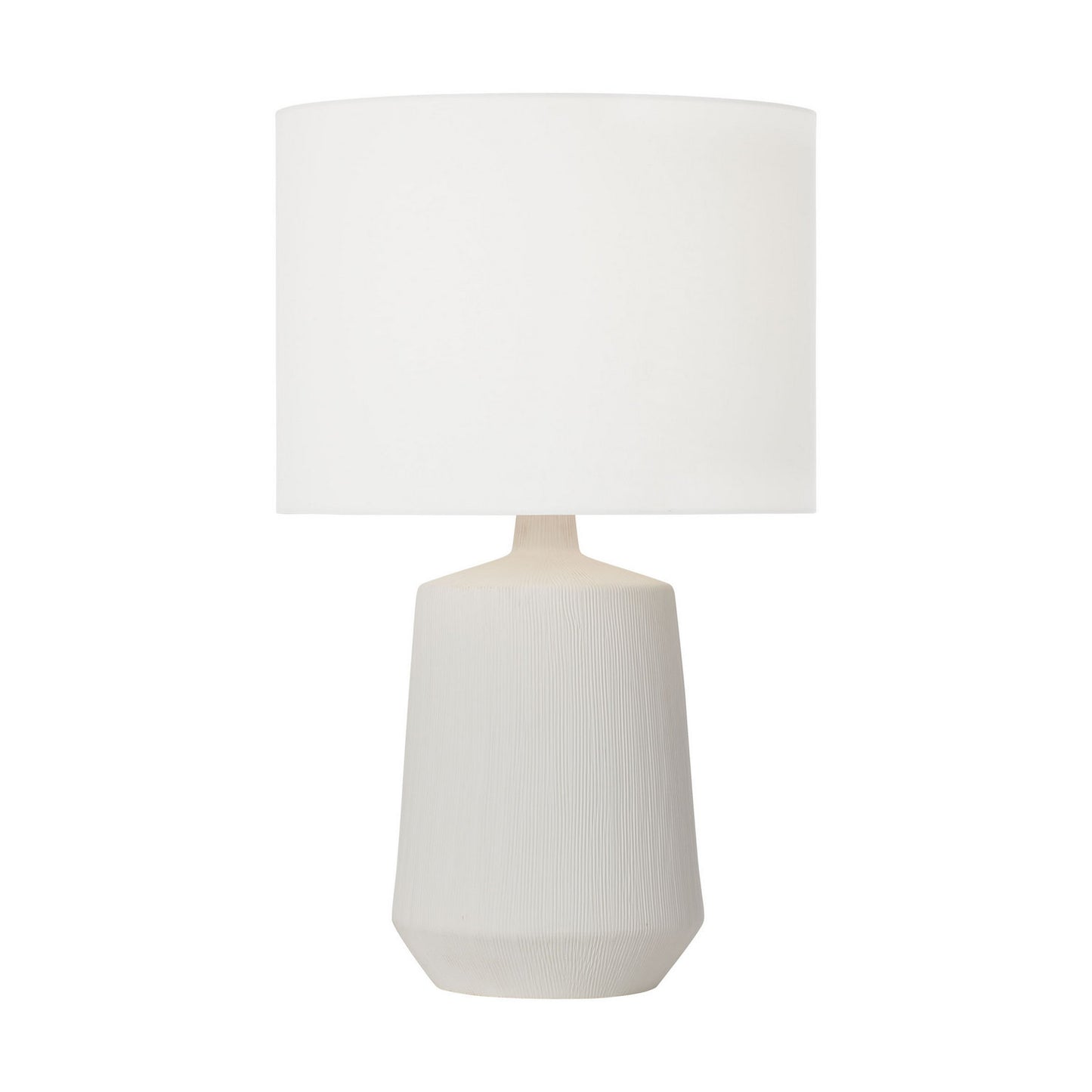 Panola One Light Table Lamp in Matte White Ceramic
