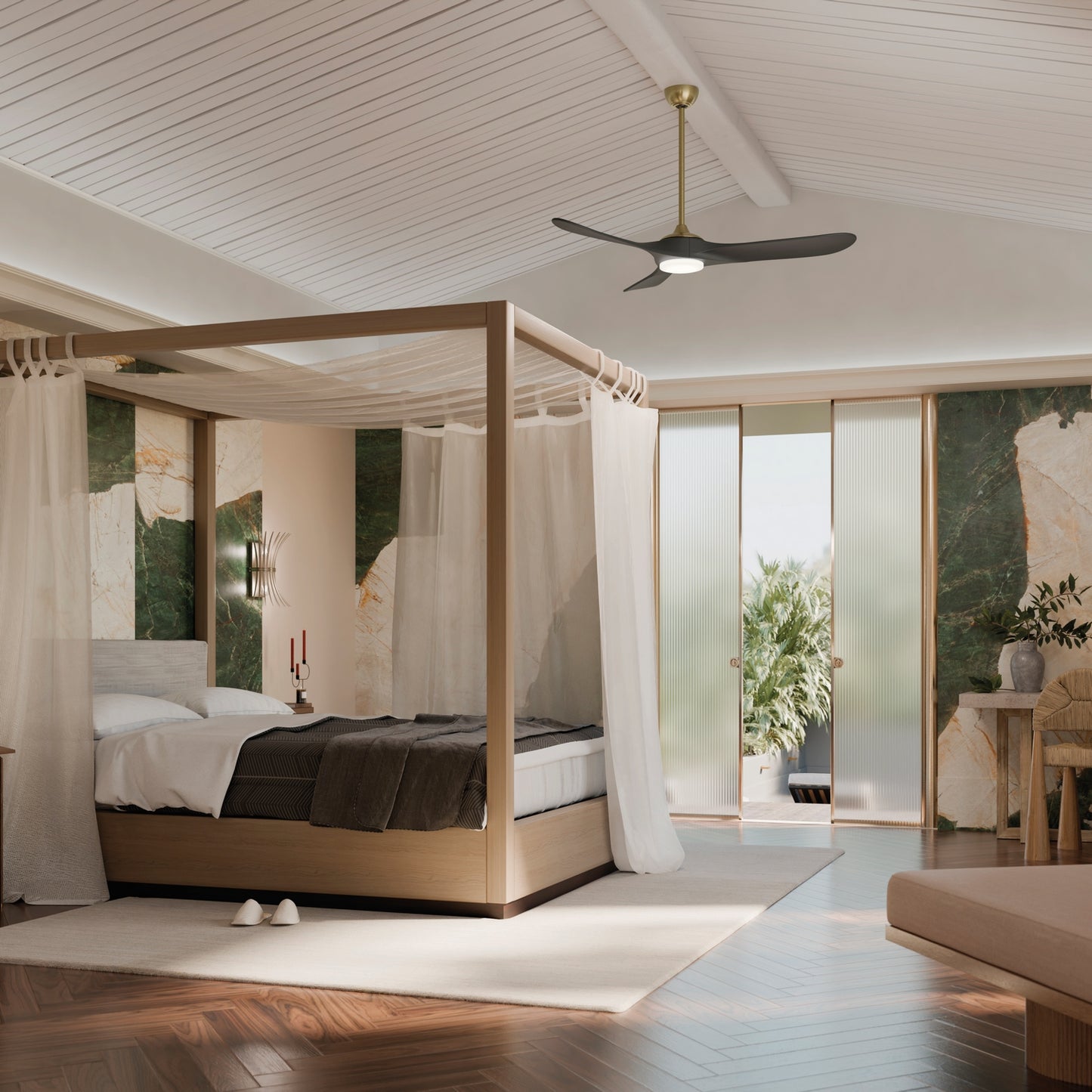 Mylo 60"Ceiling Fan in Champagne Bronze