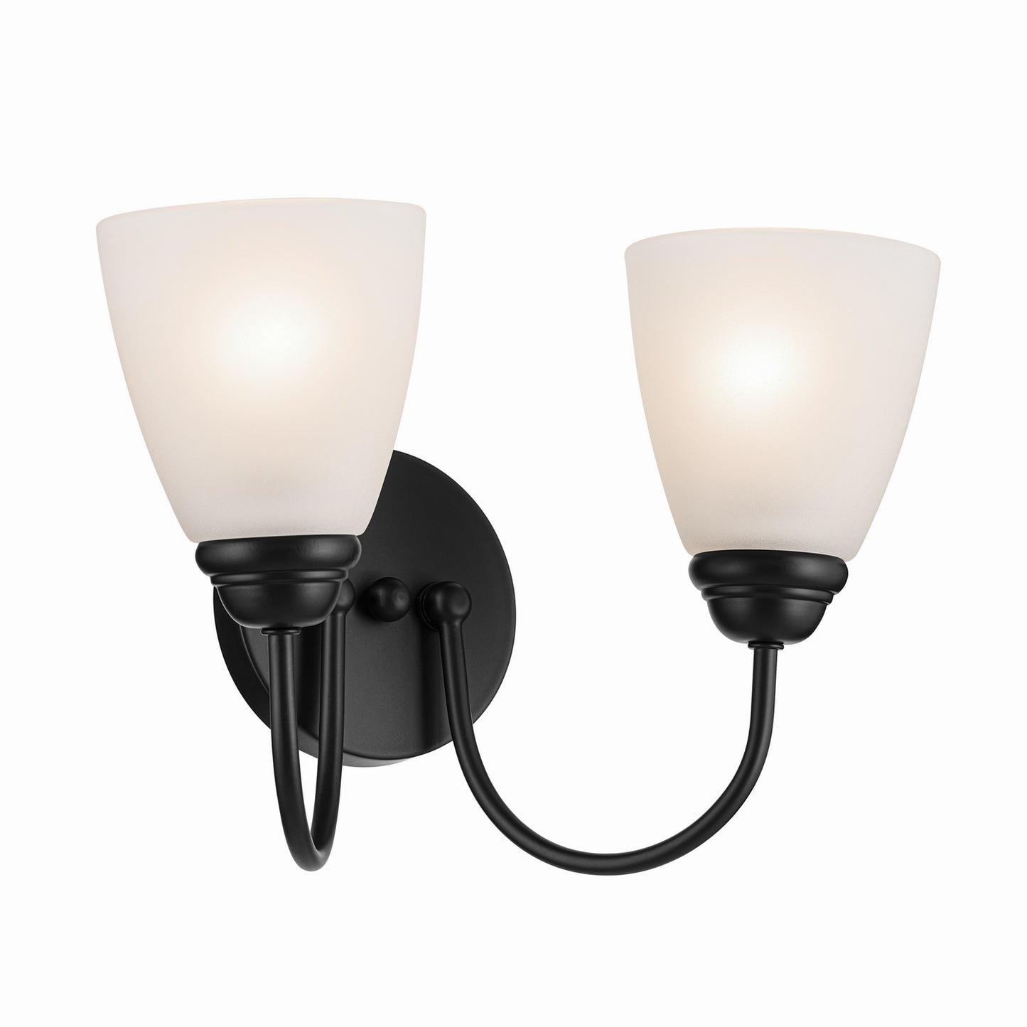 Jolie Two Light Bath in Black