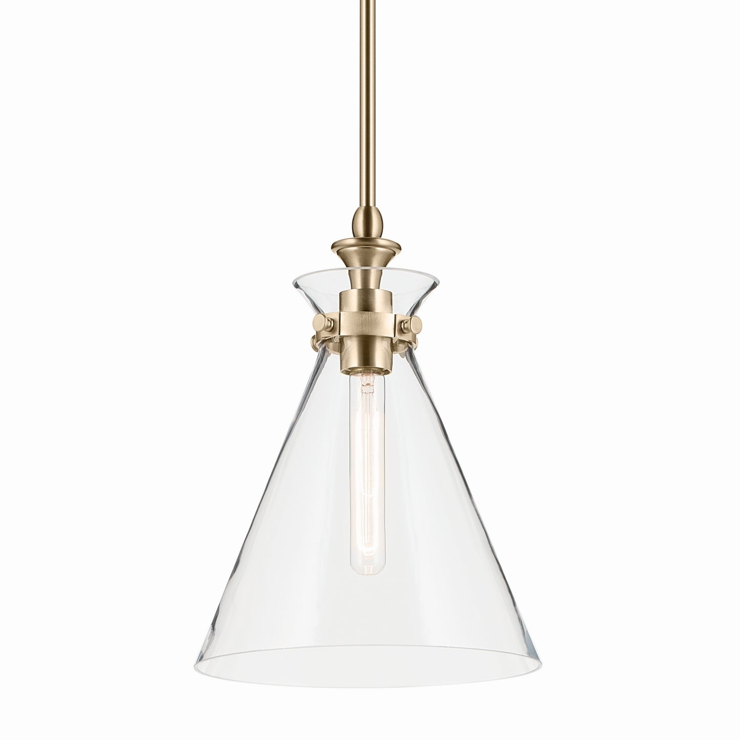Laria One Light Pendant in Champagne Bronze