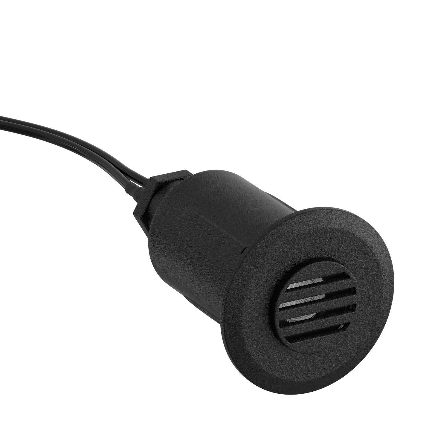 LED Recessed Louvered in Black Brass