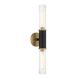 Stamford Two Light Wall Sconce in Legacy Brass