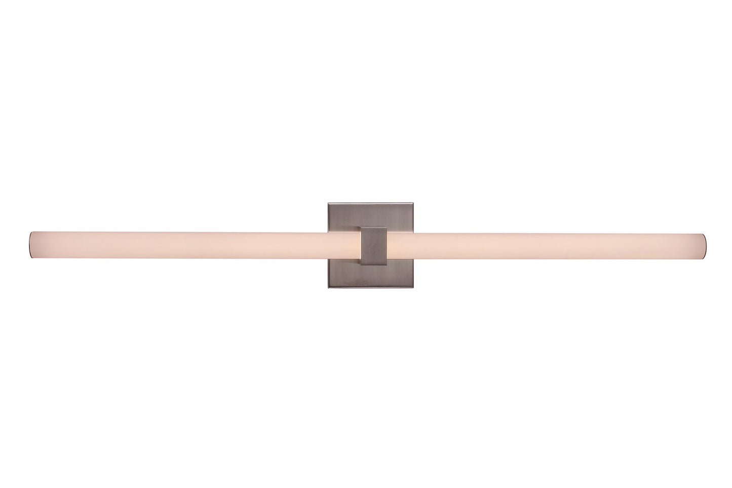 Linear LED Vanity in Brushed Polished Nickel