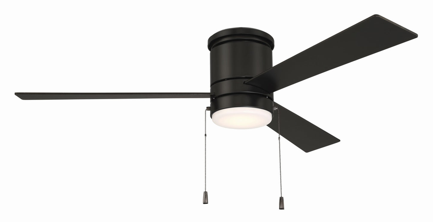 McCoy Hugger 52" 3-Blade Indoor Ceiling Fan 52" Ceiling Fan in Flat Black