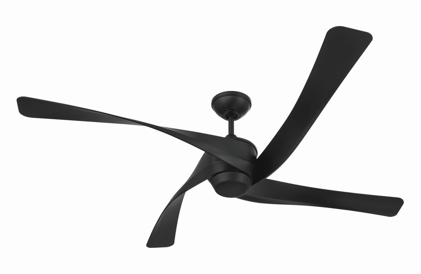 Venn 58" Indoor/Outdoor Ceiling Fan 58" Ceiling Fan in Flat Black