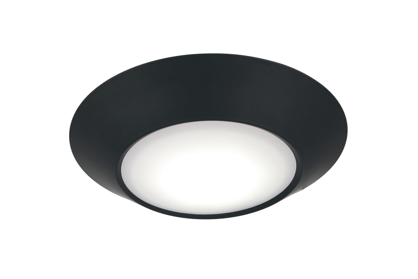 LED Flush LED Flush Mount in Flat Black