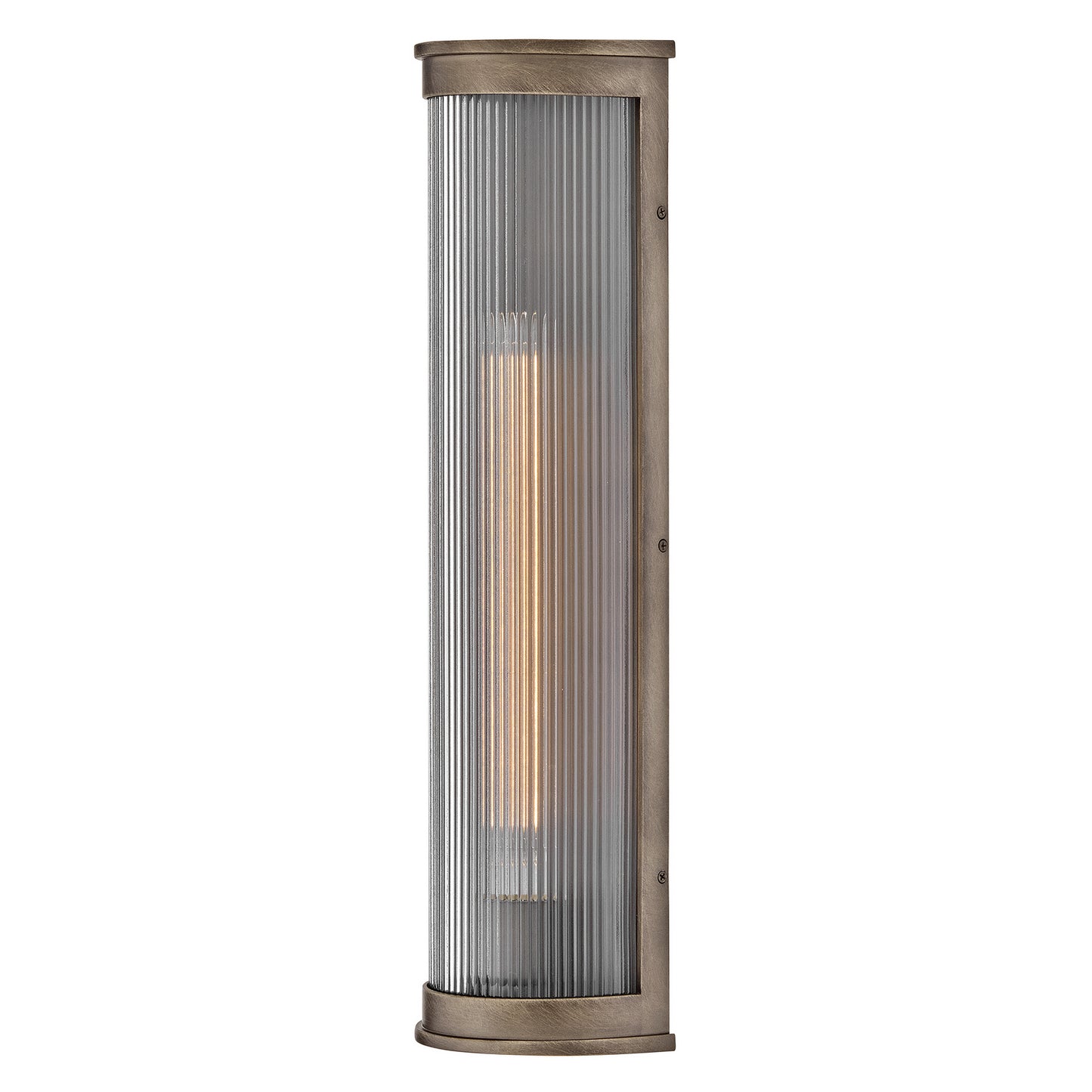 Bluffton LED Wall Mount Lantern in Burnished Bronze