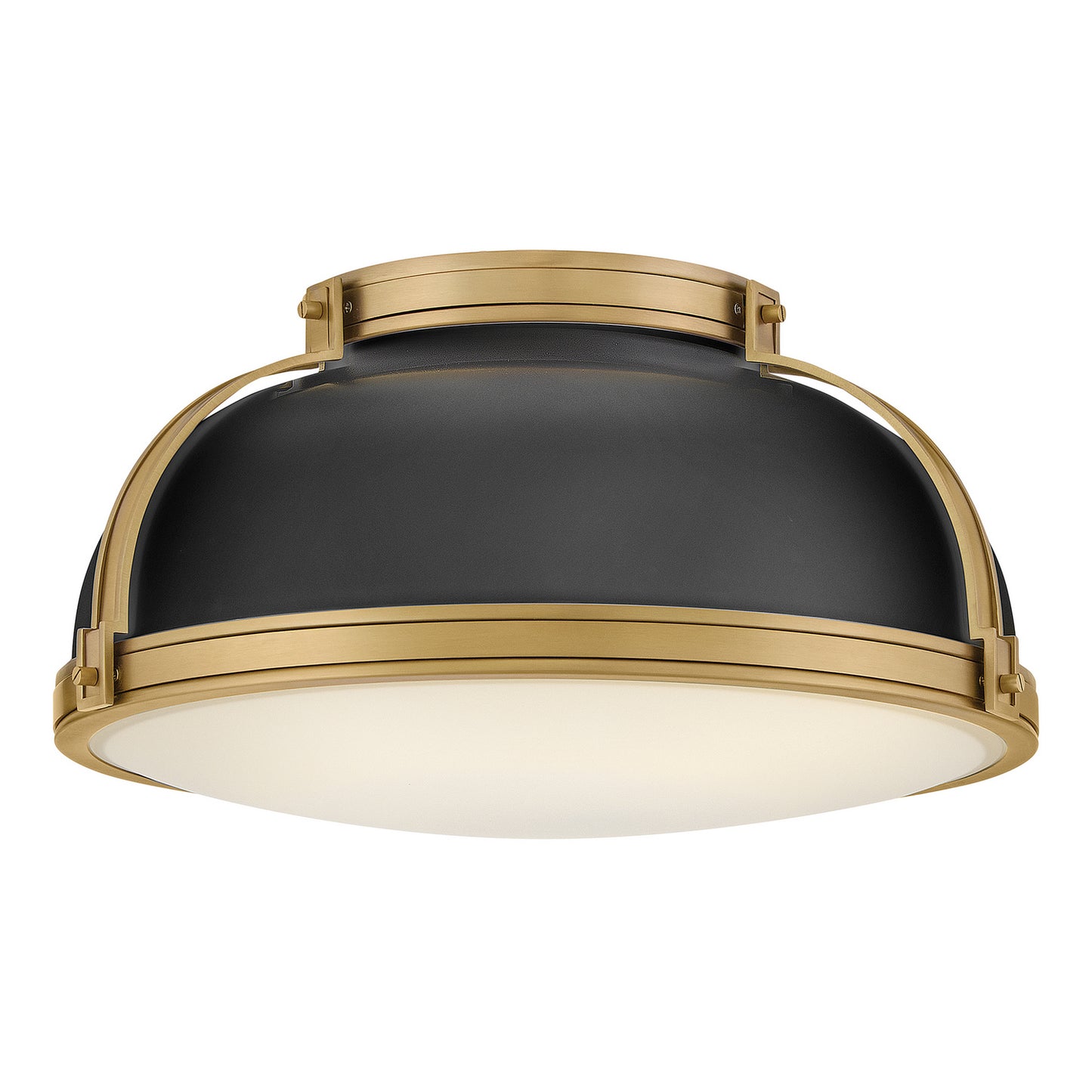 Barton LED Flush Mount in Black