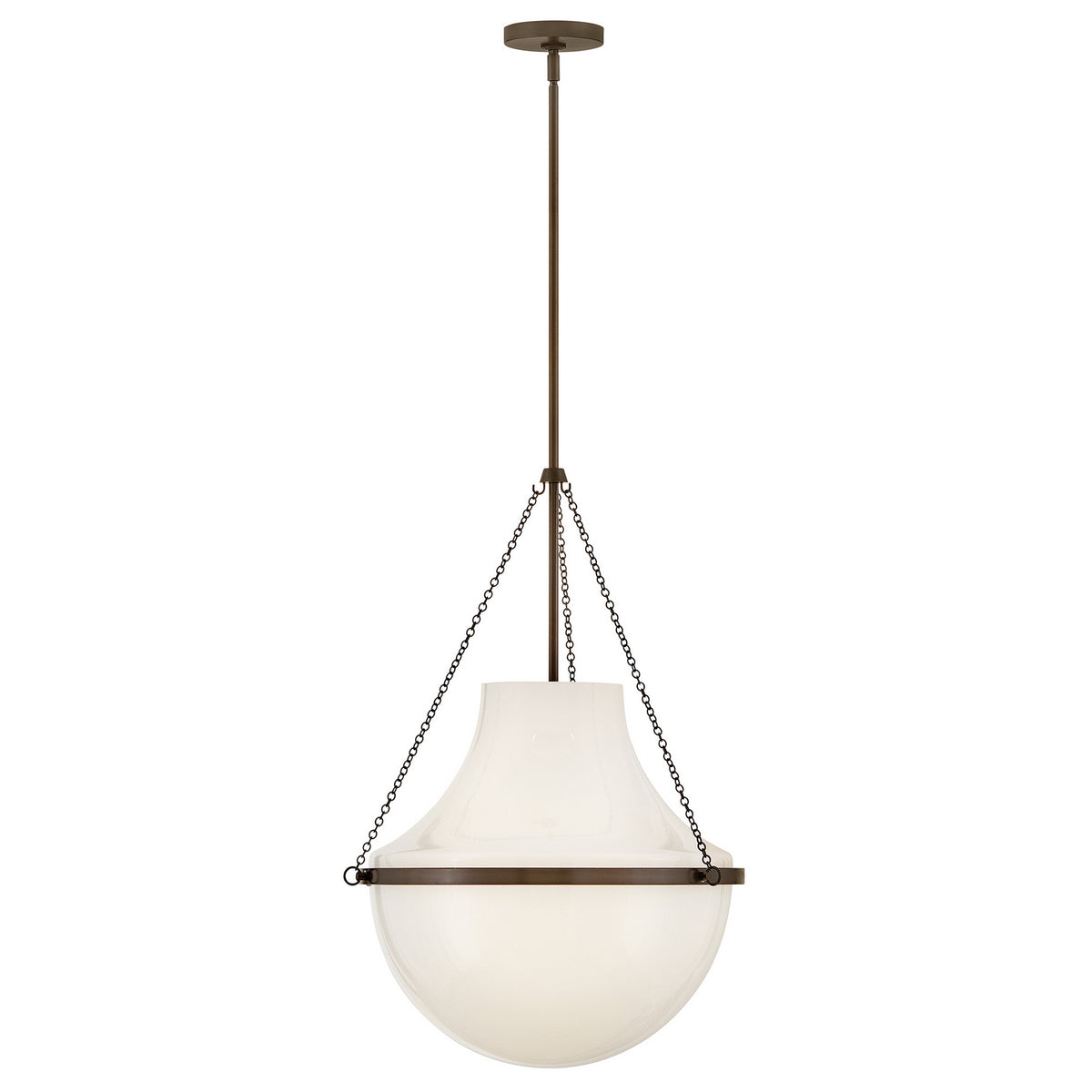 Collins LED Pendant in Heritage Bronze