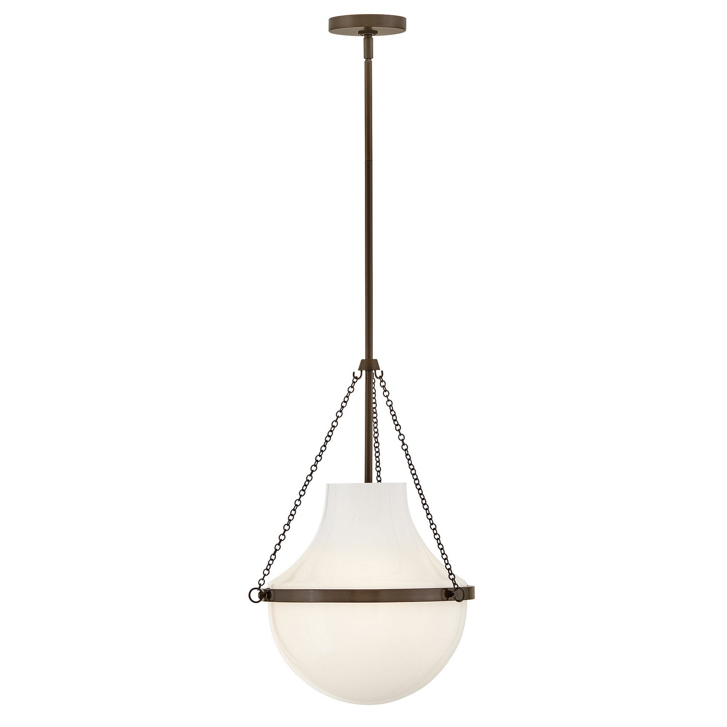 Collins LED Pendant in Heritage Bronze