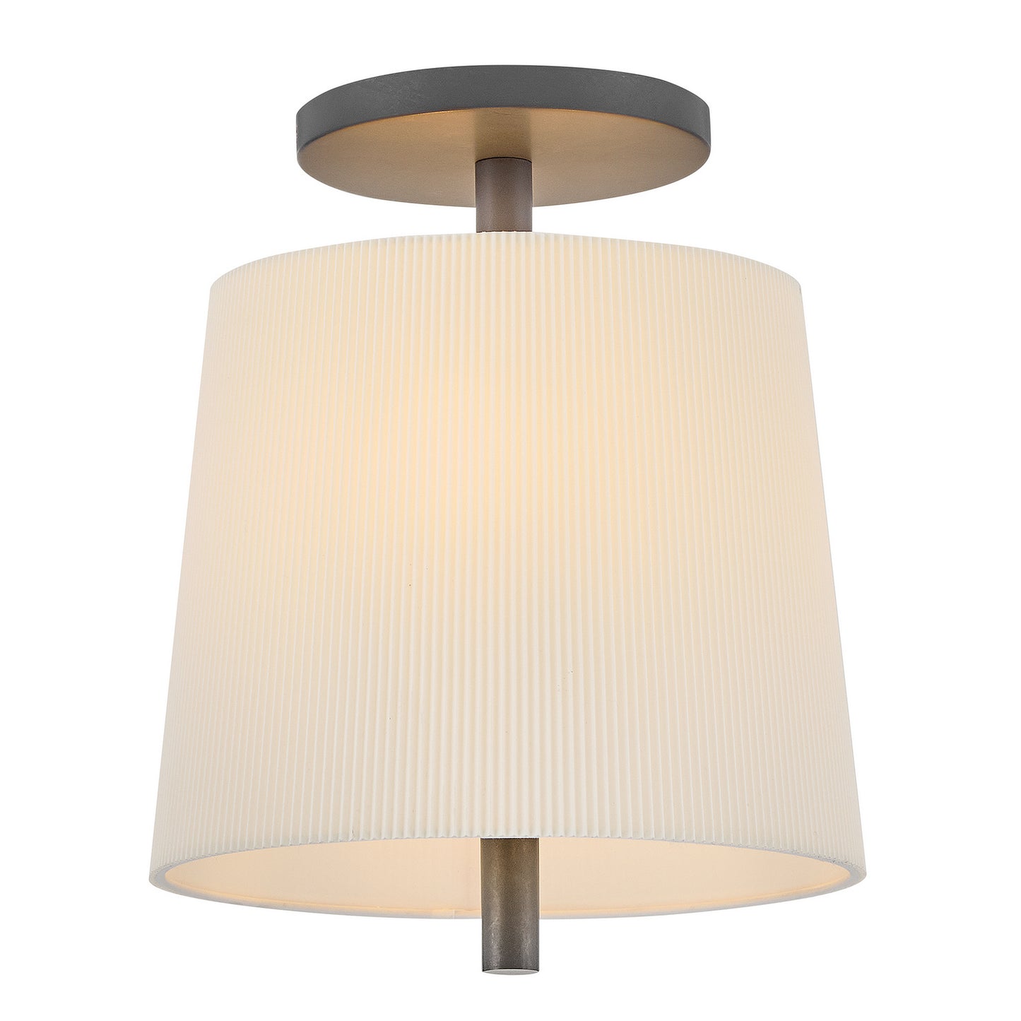Clive LED Semi-Flush Mount in Slate Bronze