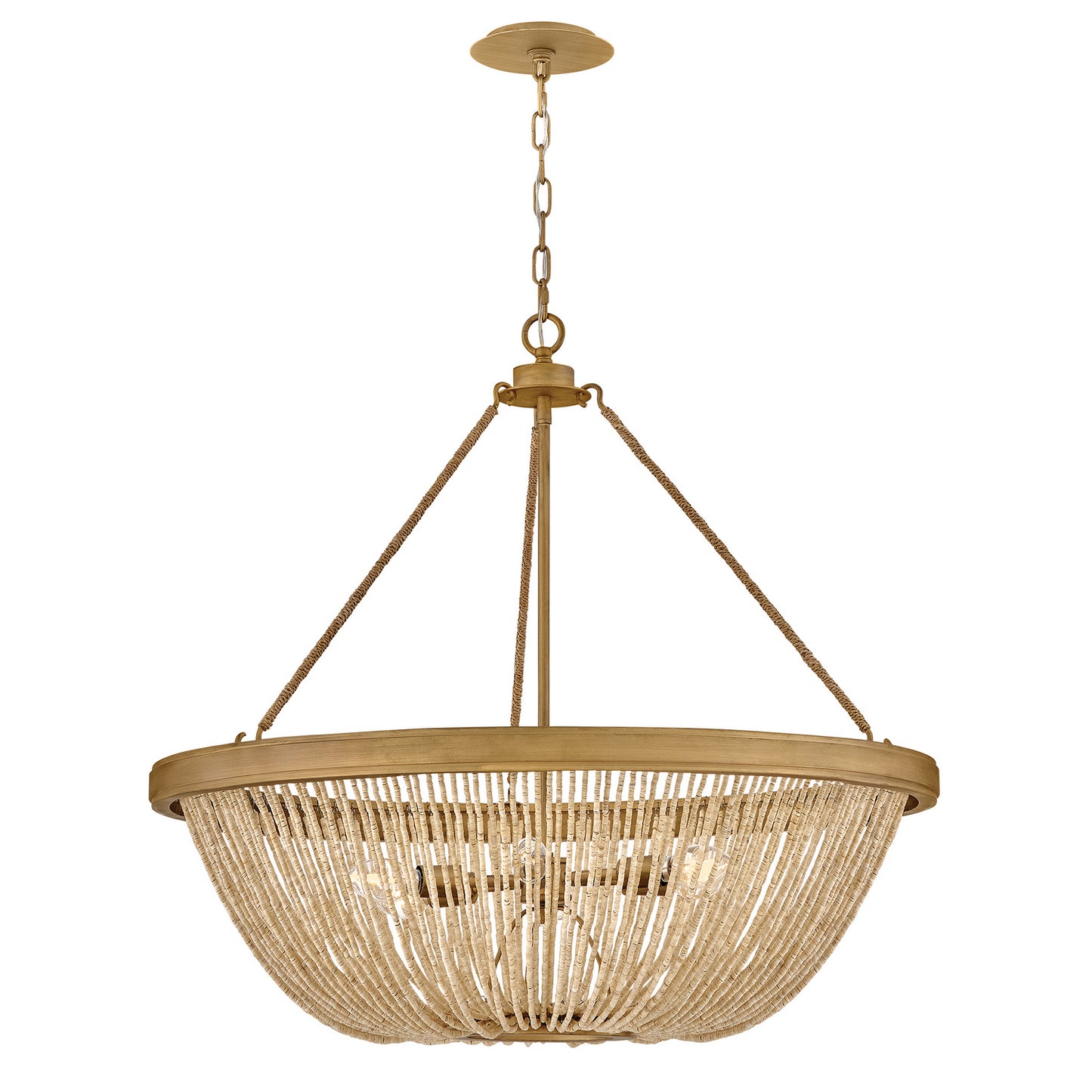 Tula LED Chandelier in Burnished Gold
