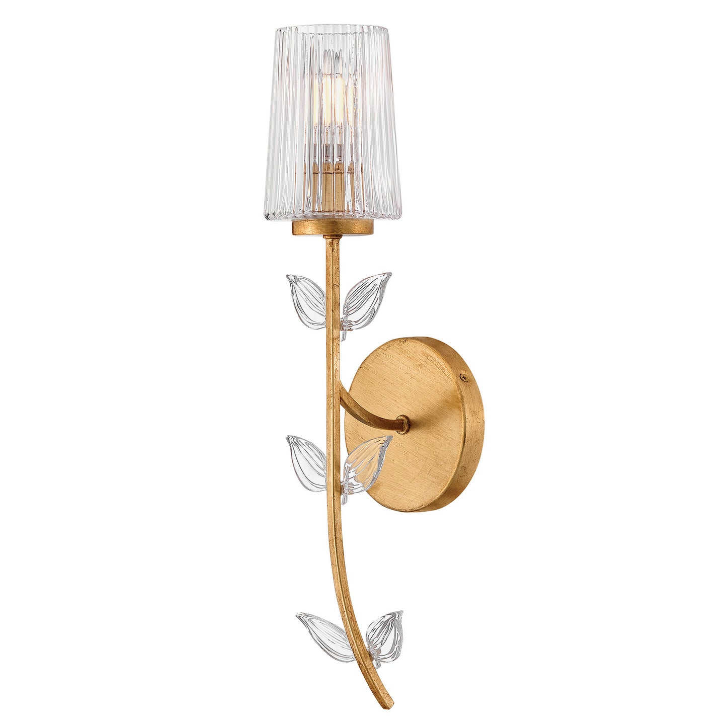 Aliso LED Wall Sconce in Distressed Brass