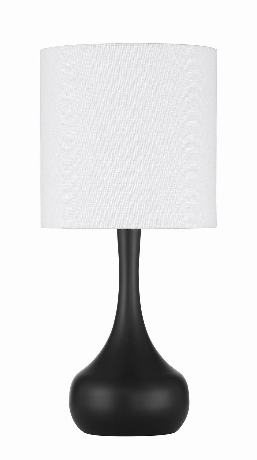 Pallo One Light Table Lamp in Flat Black