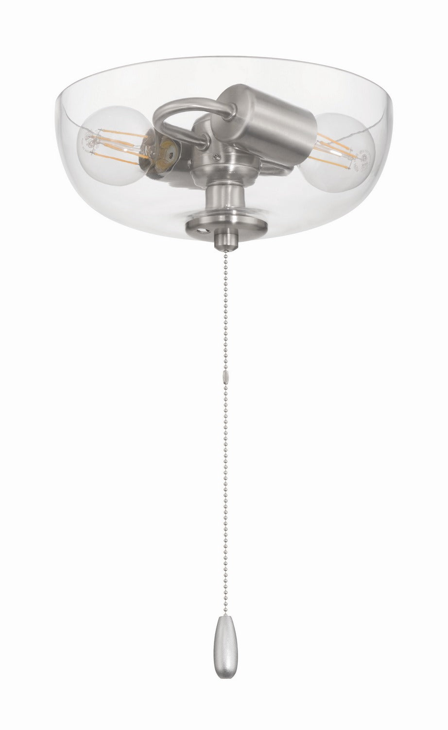 LED Fan Light Kit in Brushed Polished Nickel