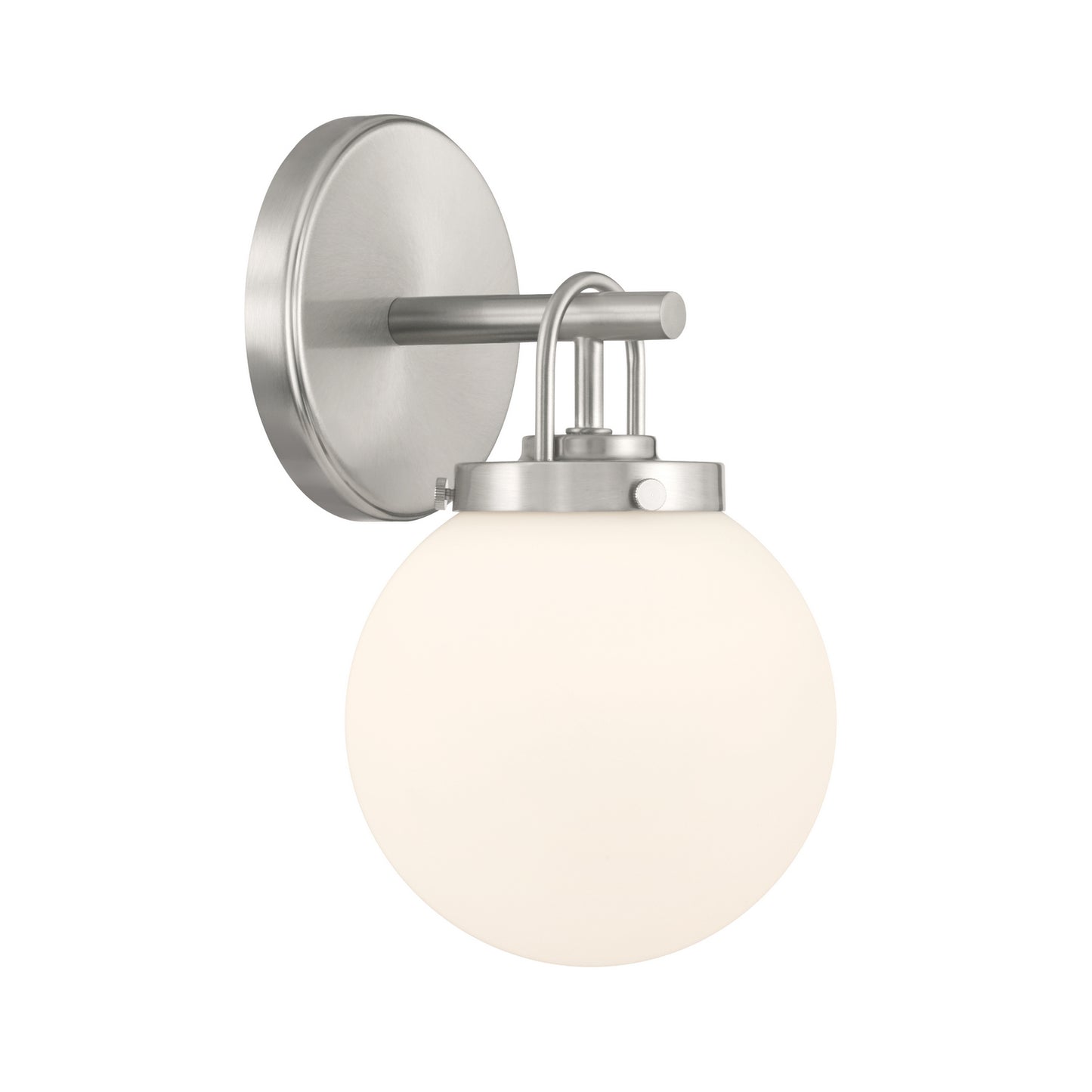 Ortesa One Light Bath Sconce in Brushed Nickel