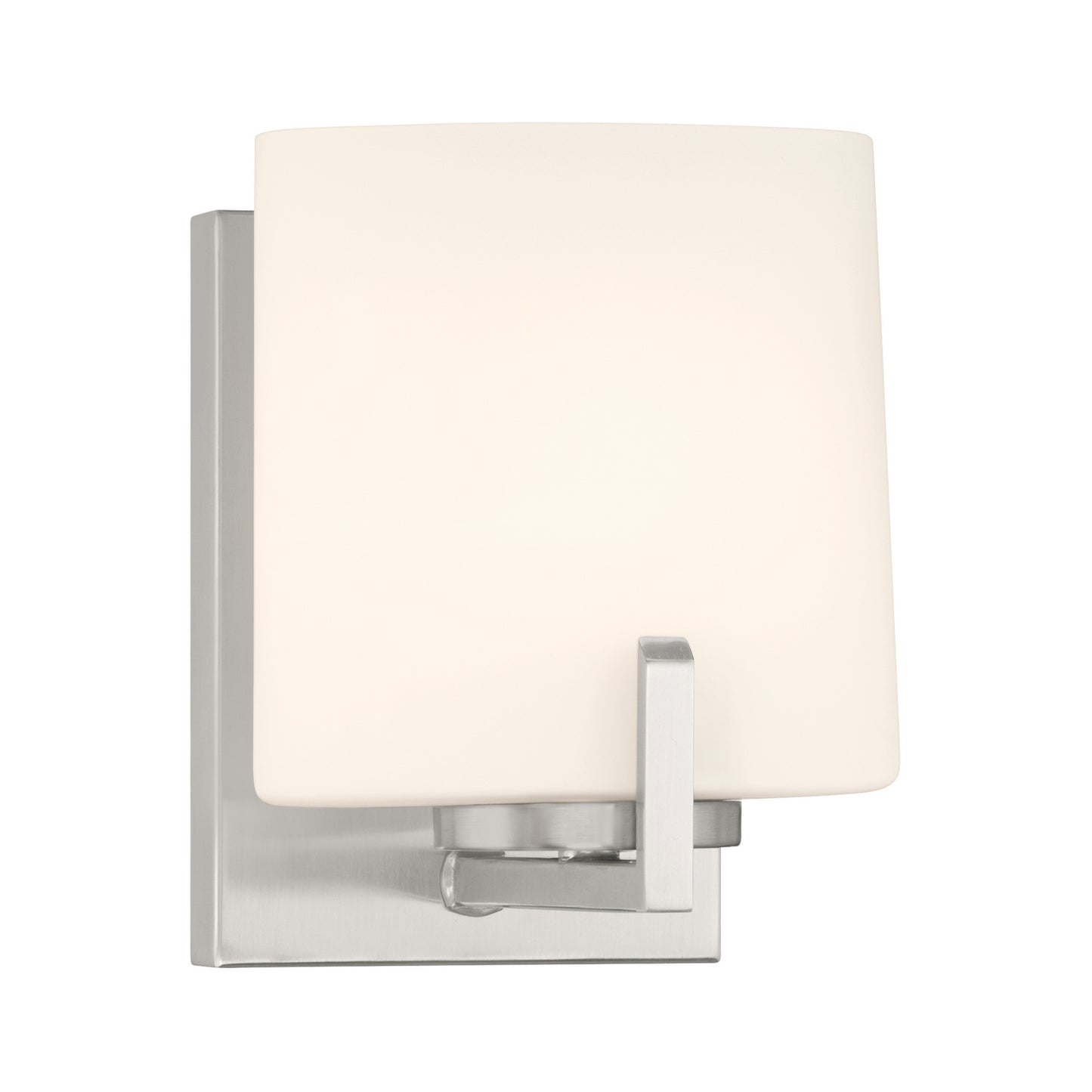 Mirelle One Light Bath Sconce in Brushed Nickel