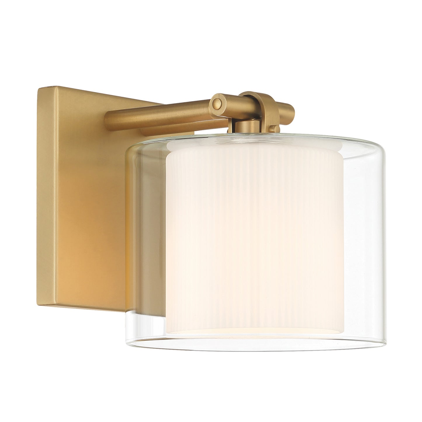 Seville One Light Bath Sconce in Legacy Brass