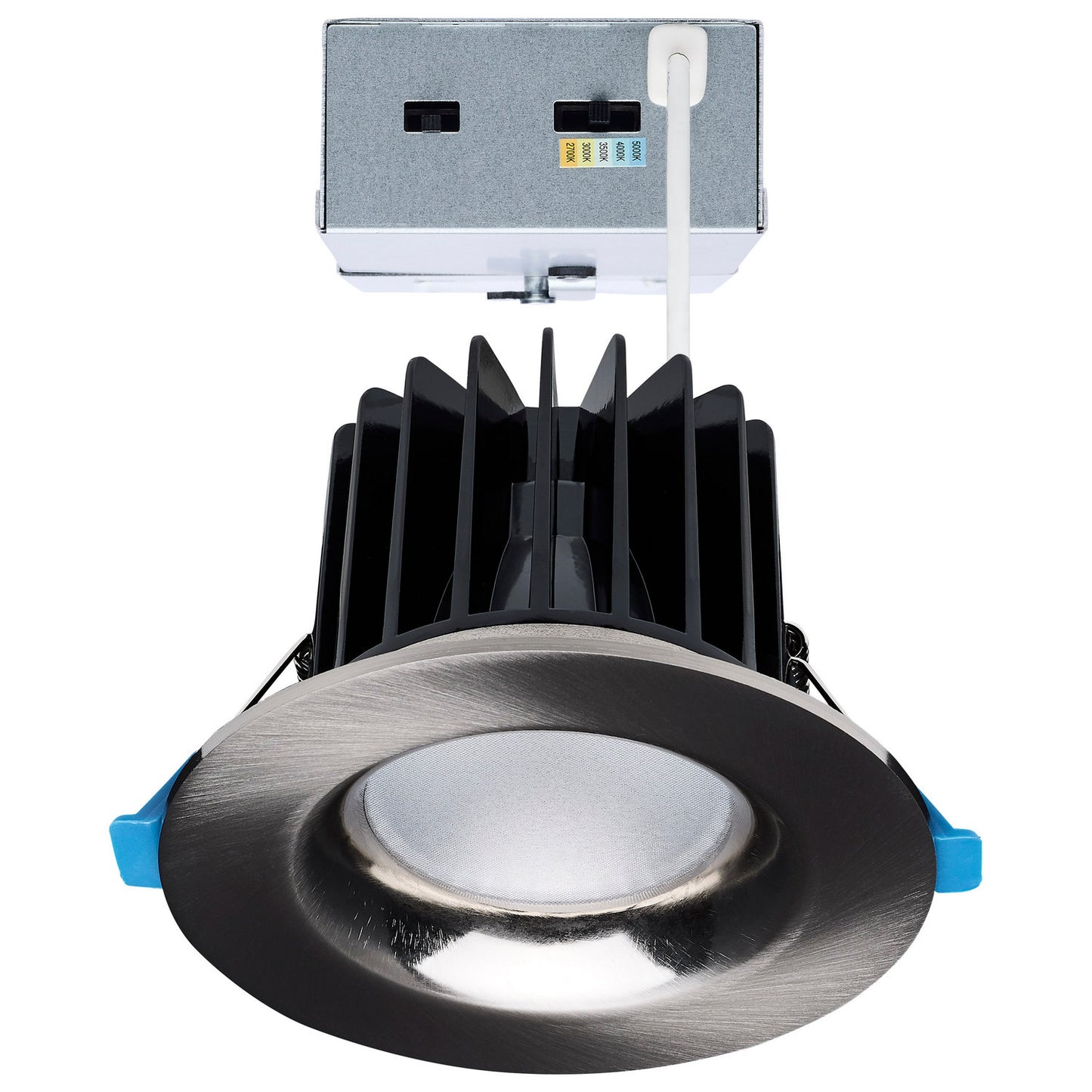 LED Remote Driver Downlight in Brushed Nickel