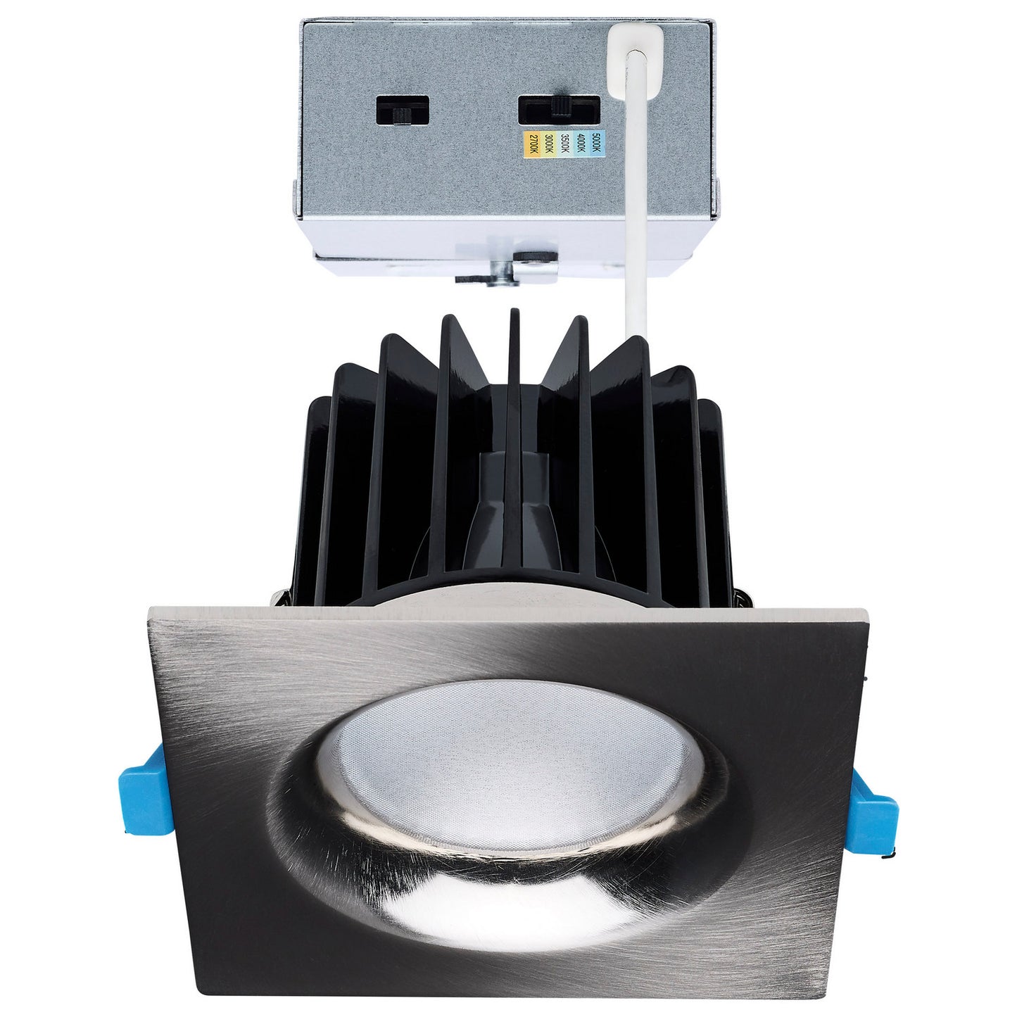 LED Remote Driver Downlight in Brushed Nickel