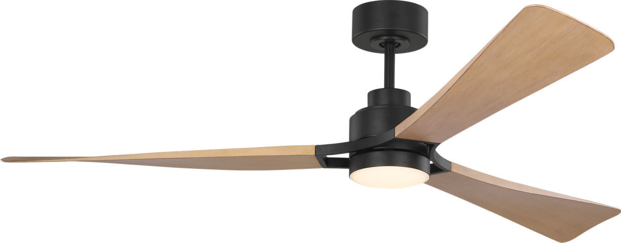 Trillium 60" Ceiling Fan in Midnight Black