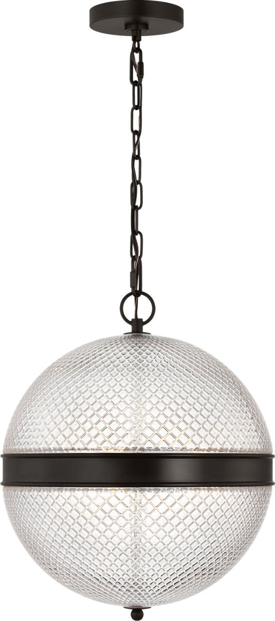 Lucinda Three Light Pendant in Aged Iron | Aged Iron
