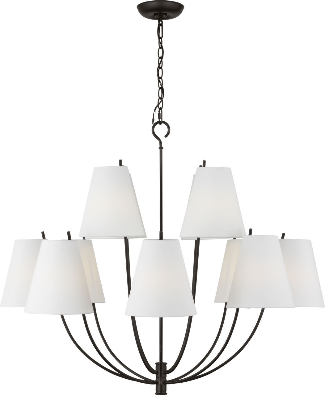 Marina 12 Light Chandelier in Aged Iron | Aged Iron