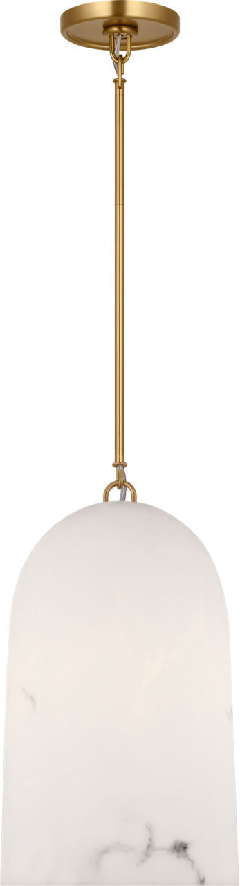 Savina One Light Pendant in Burnished Brass | Burnished Brass