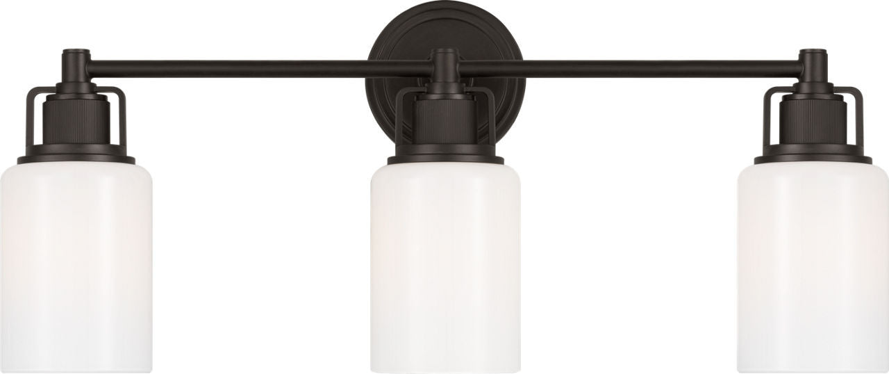 Ashford Three Light Bath in Aged Iron | Aged Iron