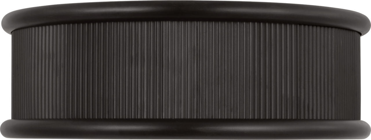 Ritz Five Light Flush Mount in Aged Iron | Aged Iron