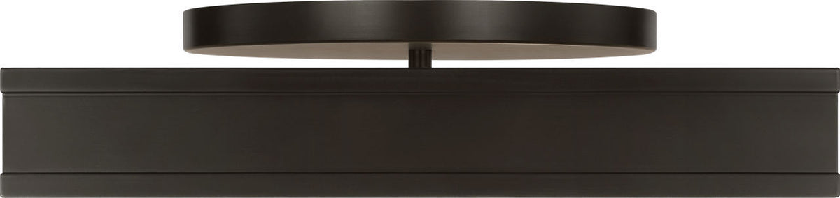 Dupont LED Semi Flush Mount in Aged Iron | Aged Iron