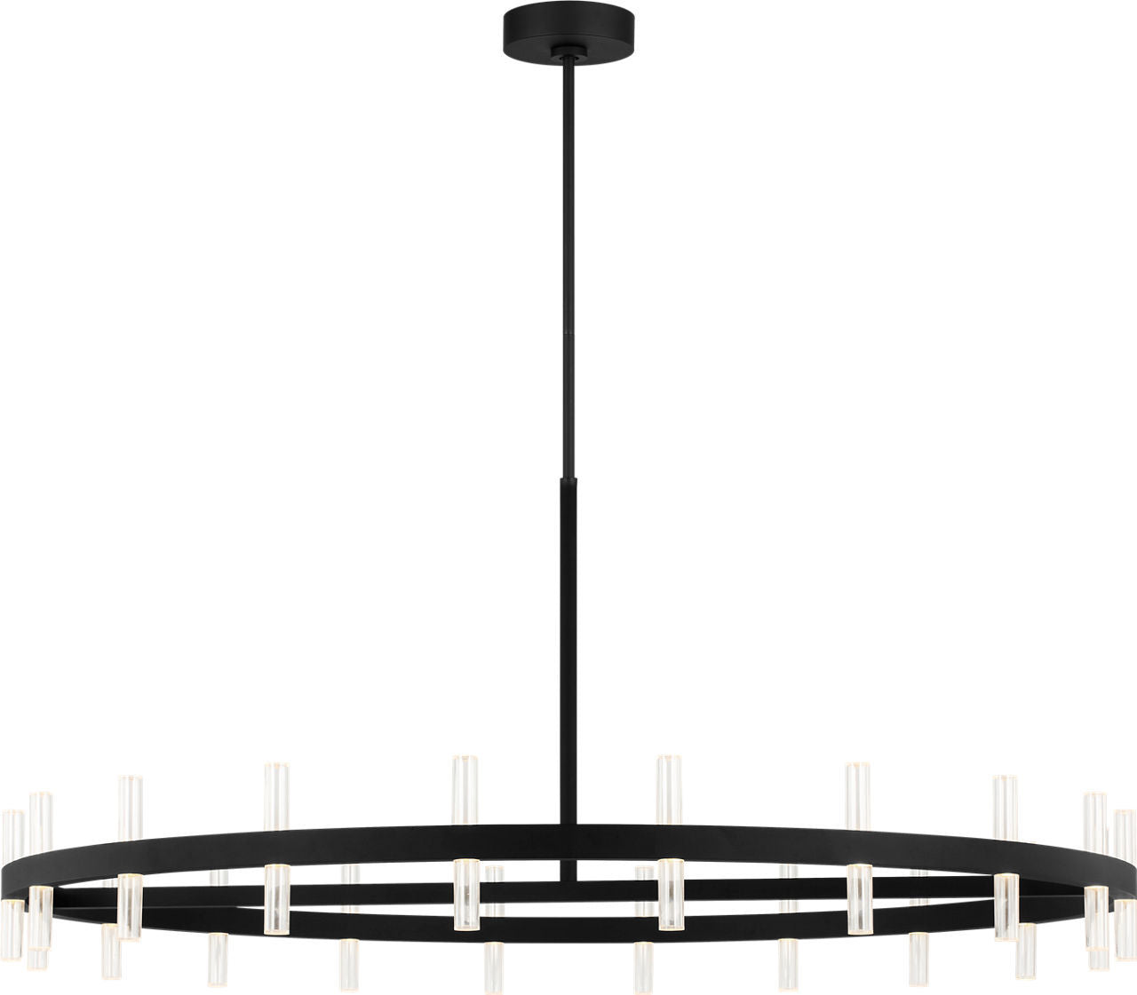 Silas LED Chandelier in Midnight Black | Midnight Black