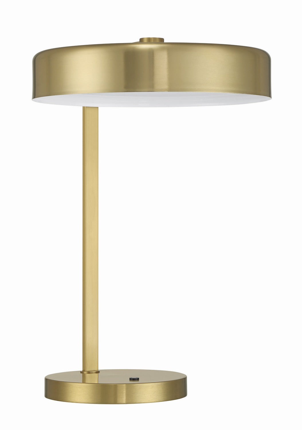 Keeva One Light Table Lamp in Satin Brass