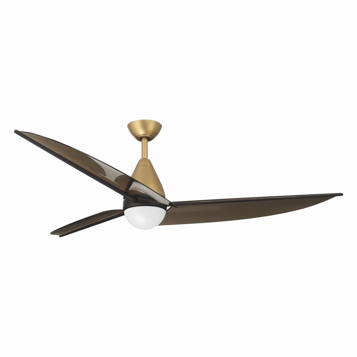 Lirden 65" Ceiling Fan in Heritage Brass