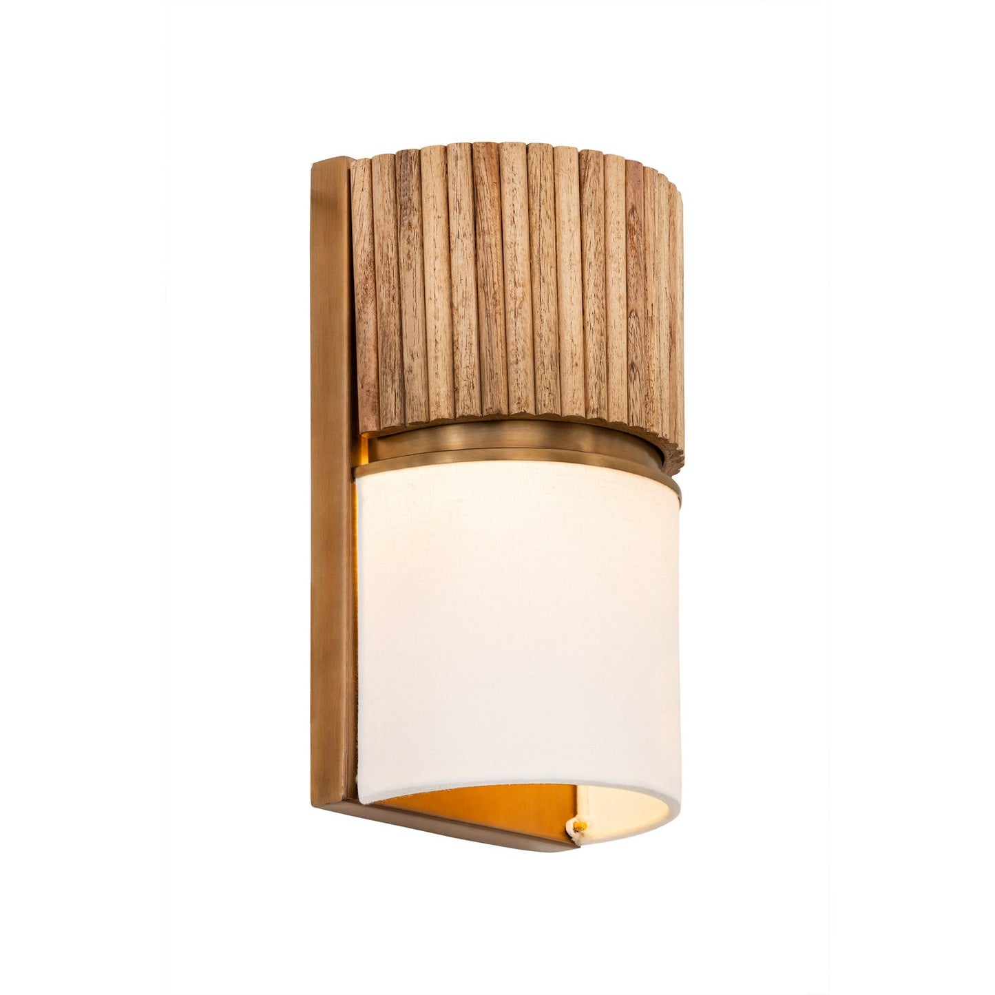 Nebri Two Light Wall Sconce in Legacy Brass