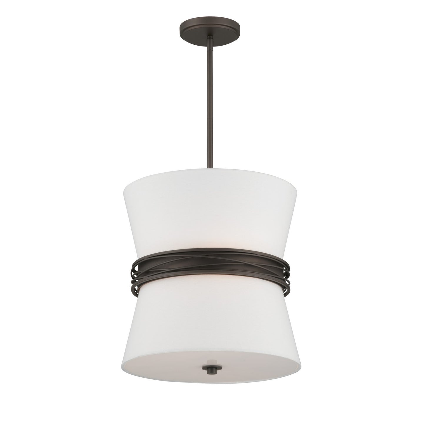 Dalvor Three Light Pendant in Dark Bronze