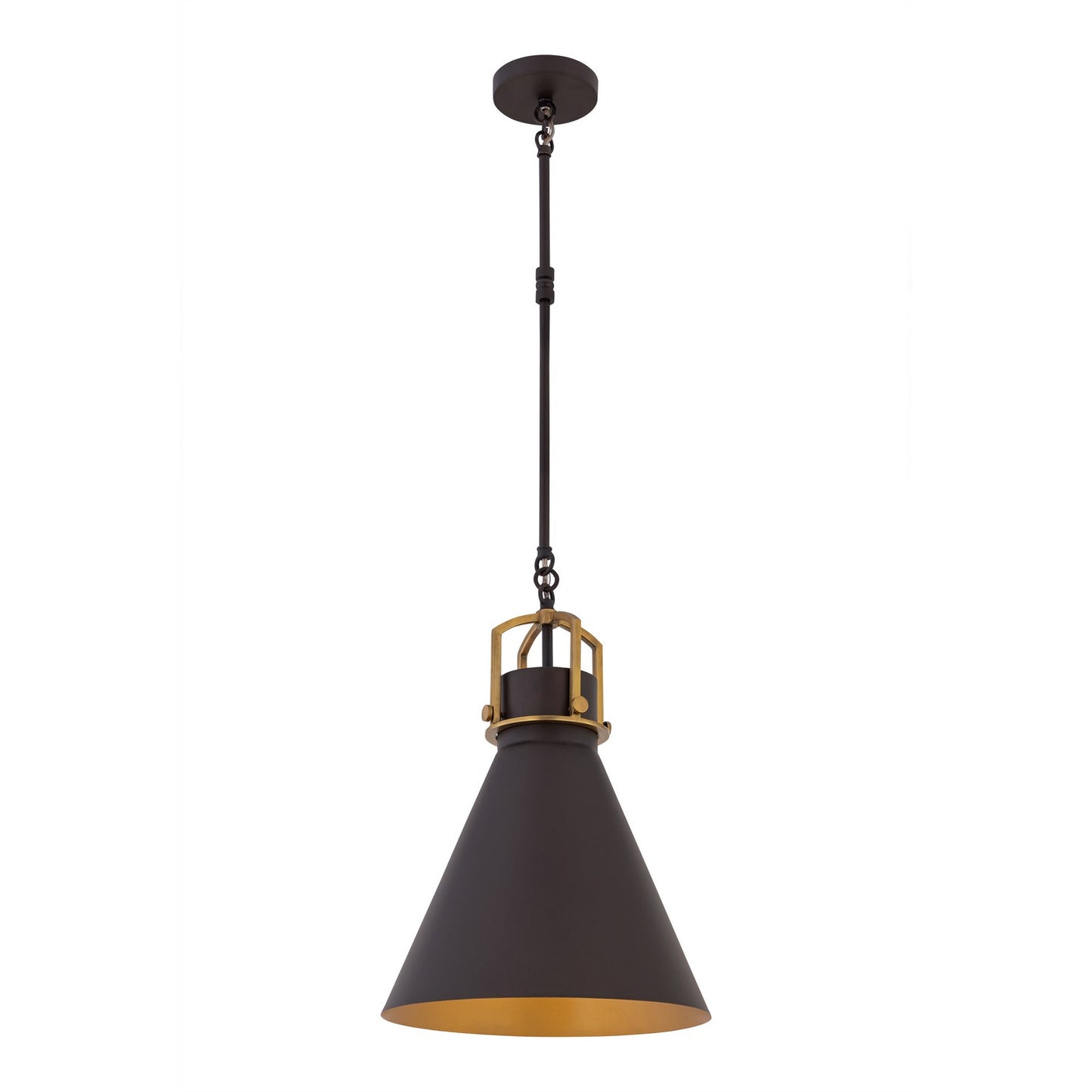 Fenric One Light Pendant in Dark Bronze