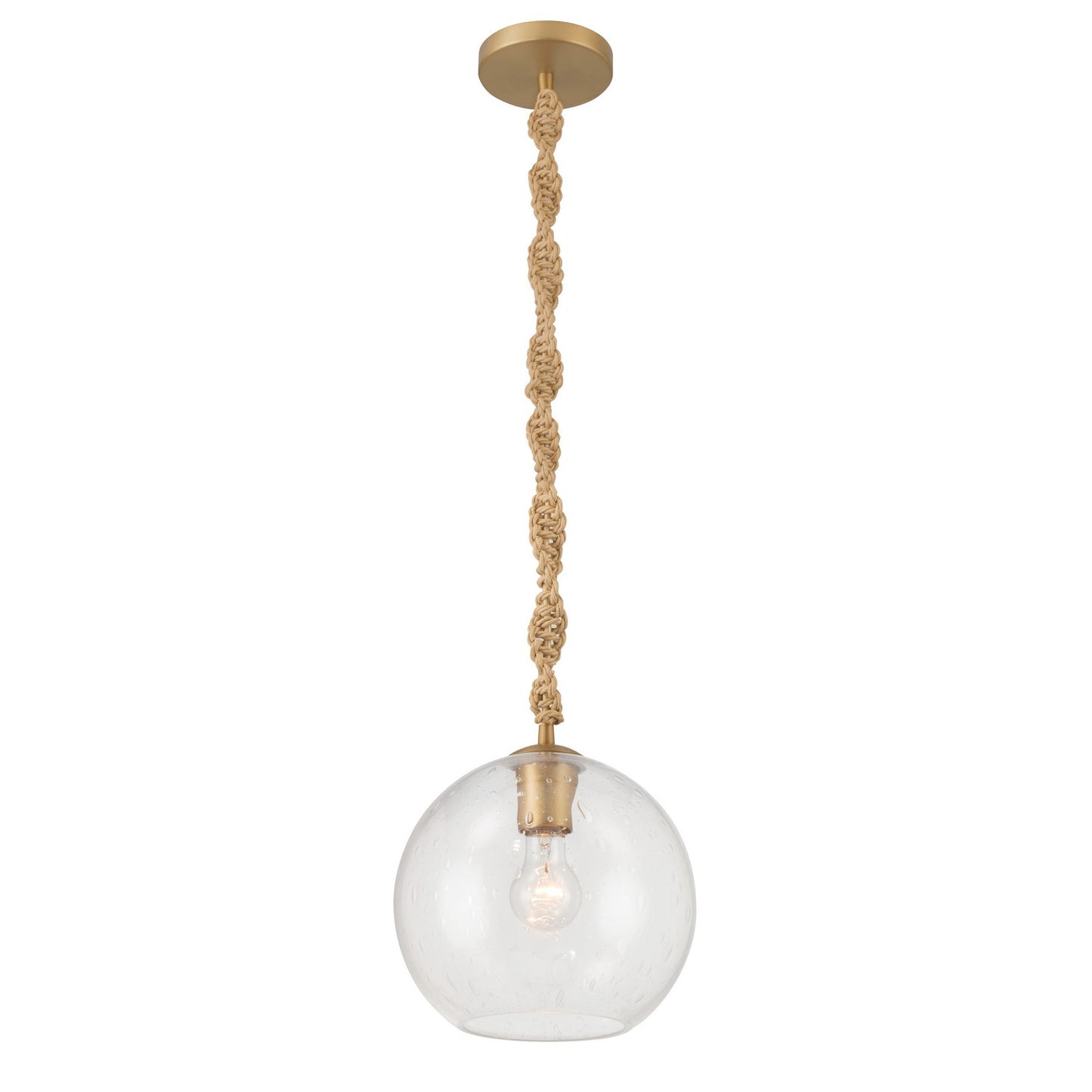 Elyric One Light Mini Pendant in Legacy Brass