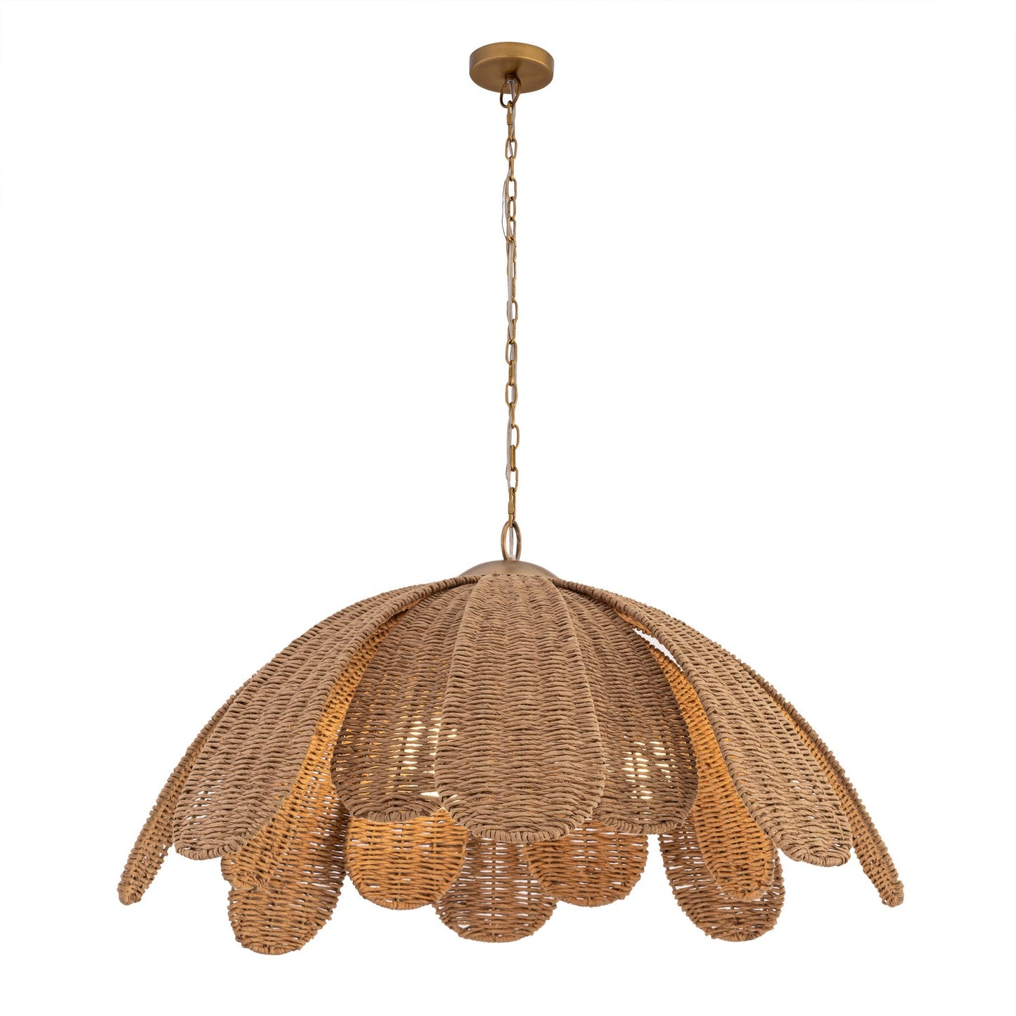 Covea Three Light Pendant in Legacy Brass