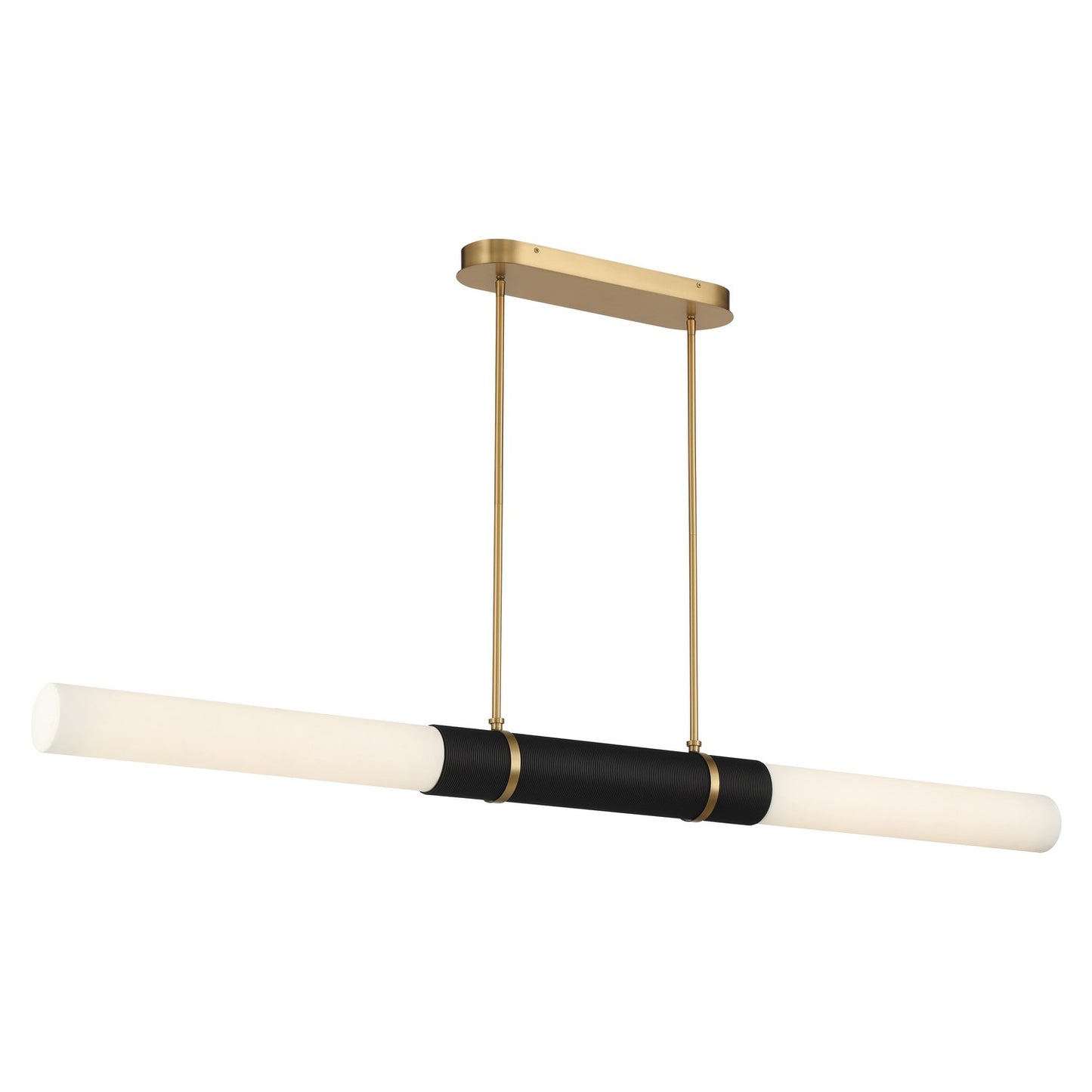 Linthor LED Linear Chandelier in Legacy Brass