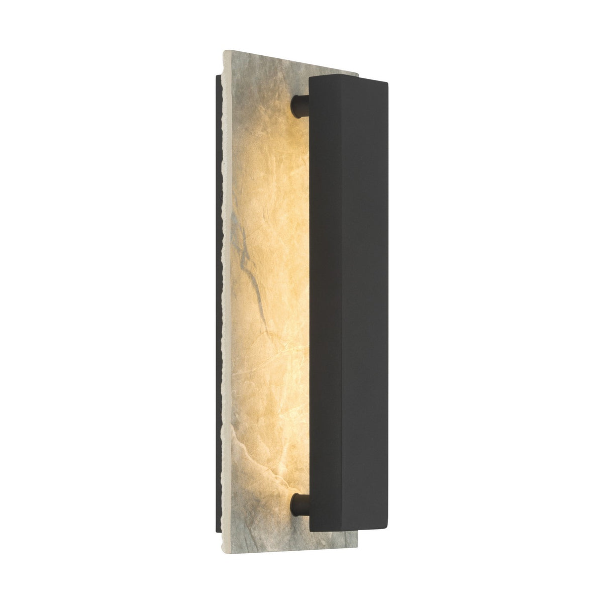 Avenelle LED Outdoor Wall Sconce in Sand Coal Black
