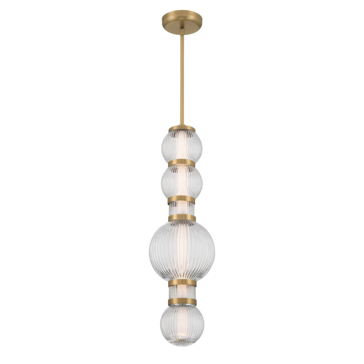 Cordel LED Mini Pendant in Legacy Brass