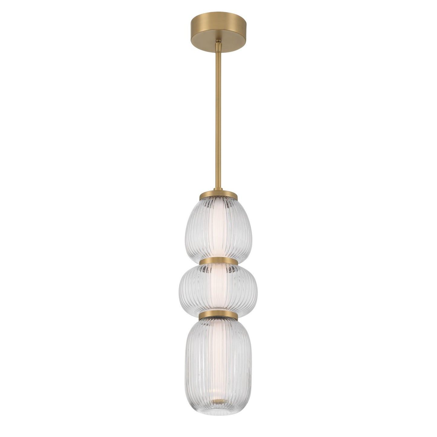 Cordel LED Mini Pendant in Legacy Brass