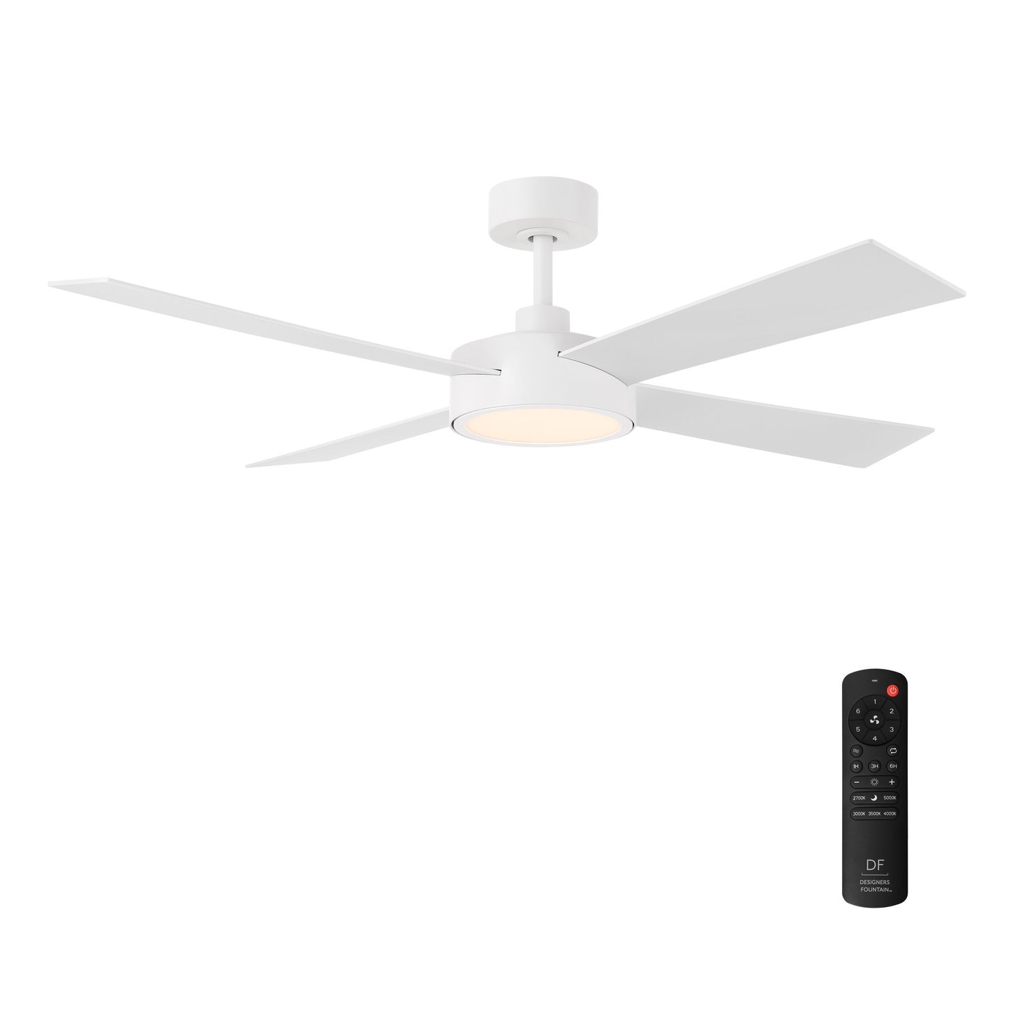 Onyo 52" Ceiling Fan in Matte White