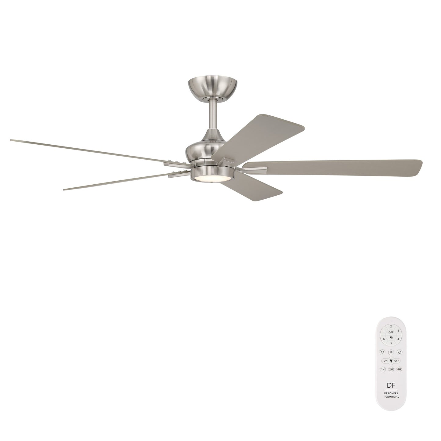 Rossby 52" Ceiling Fan in Brushed Nickel