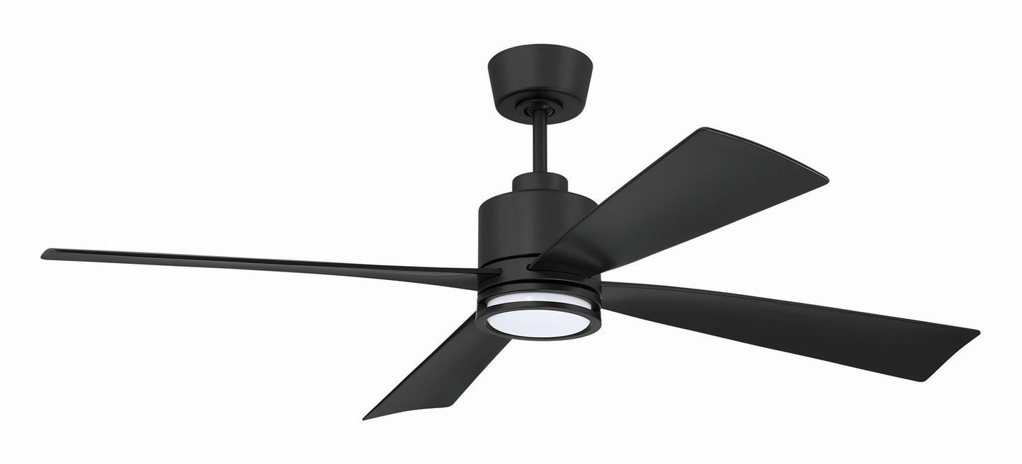 Rhett 52" In/Outdoor Ceiling Fan 52" Ceiling Fan in Flat Black