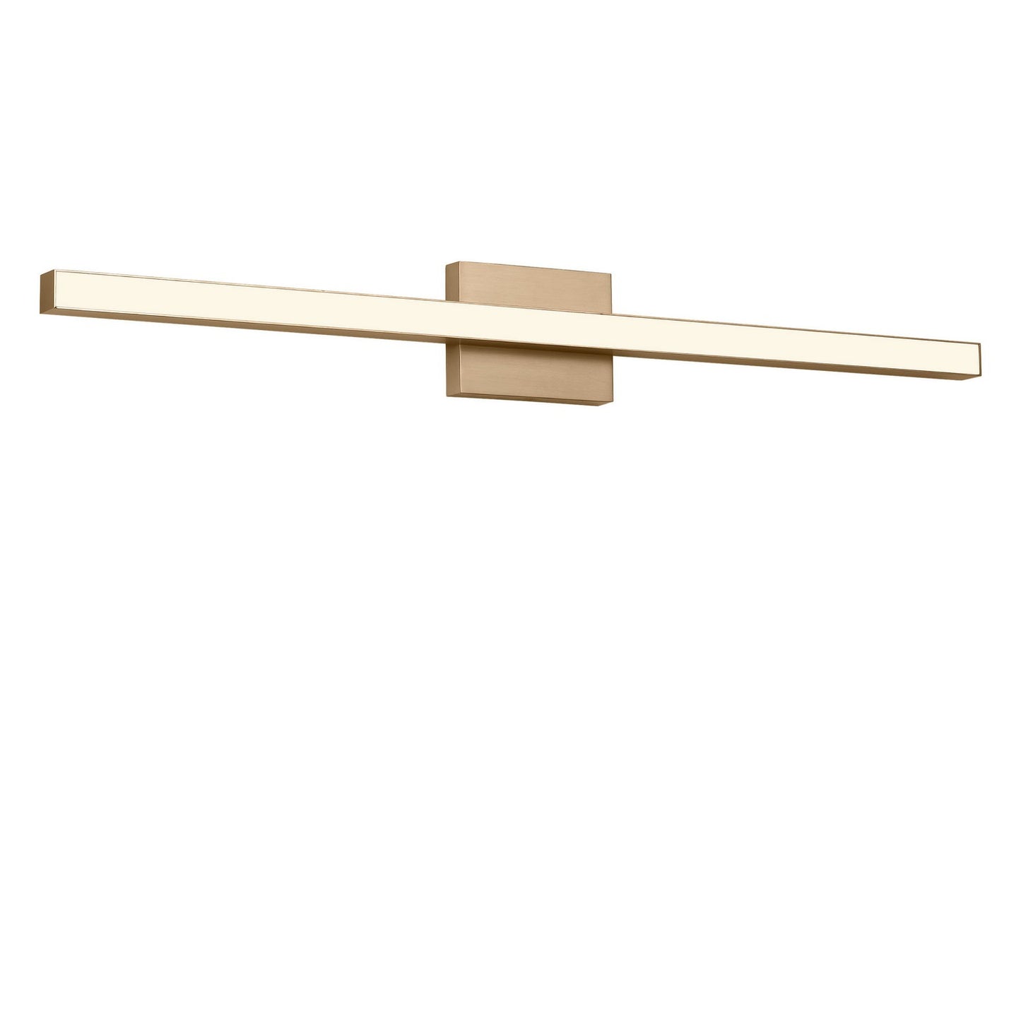 Marque LED Vanity in Satin Brass
