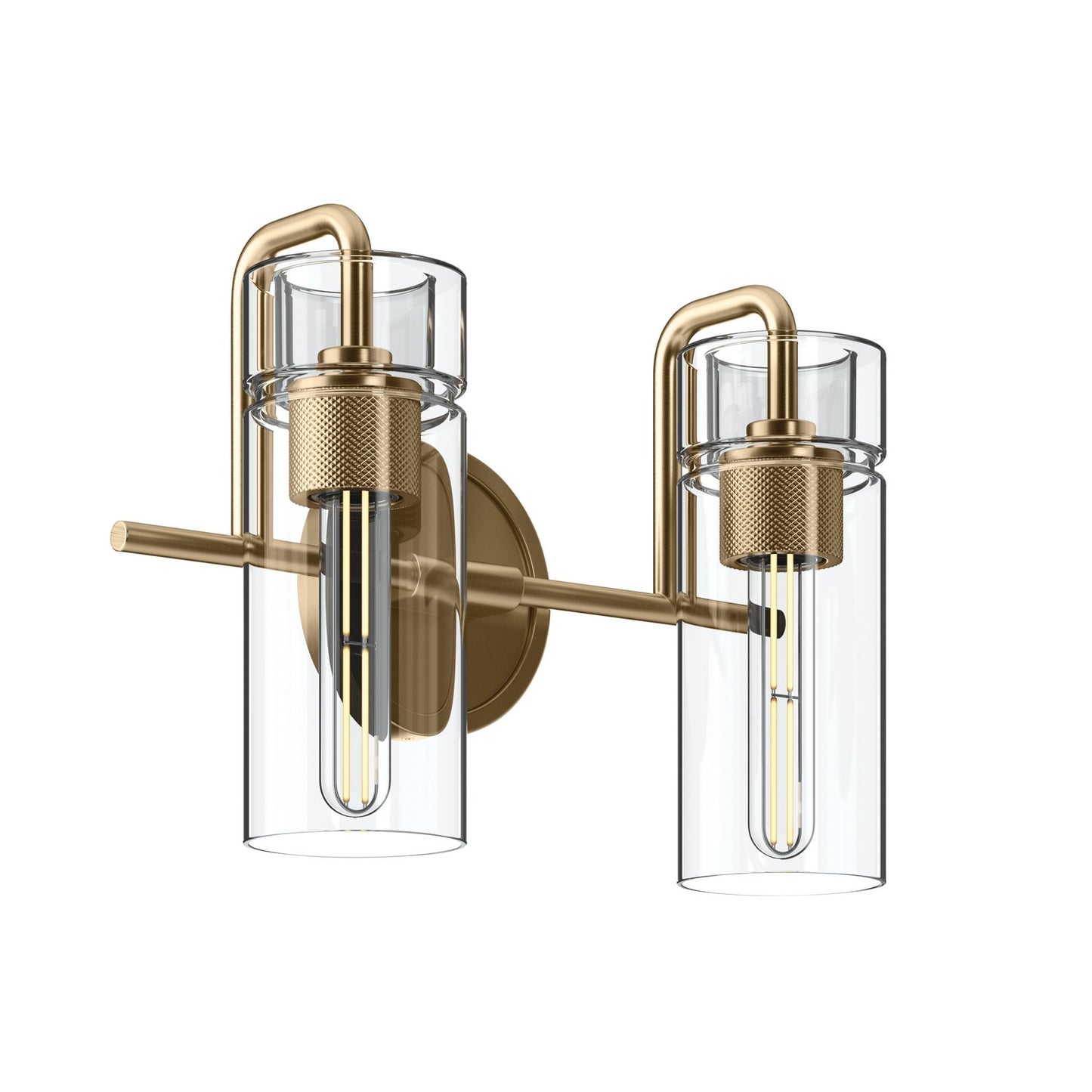 Niccol Two Light Bath in Champagne Bronze