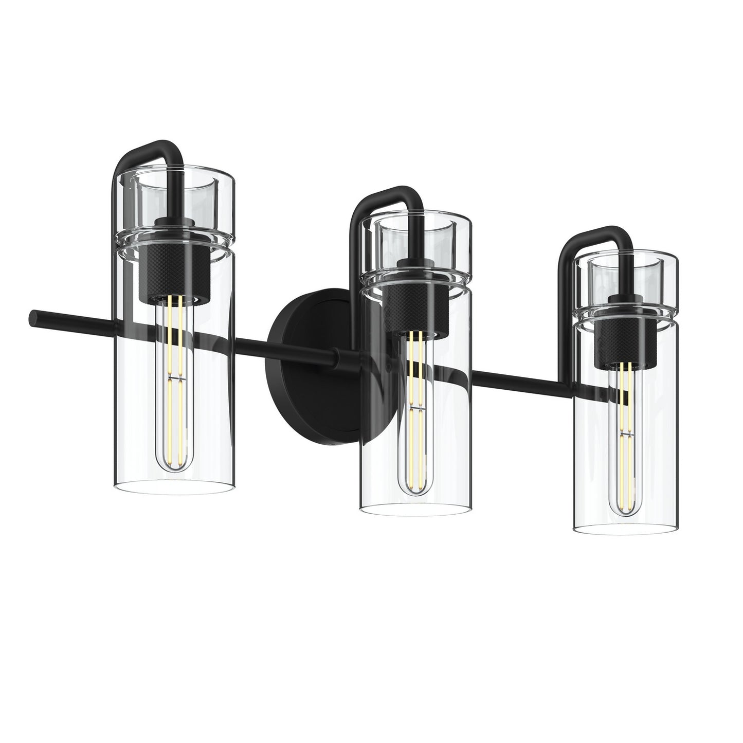 Niccol Three Light Bath in Black