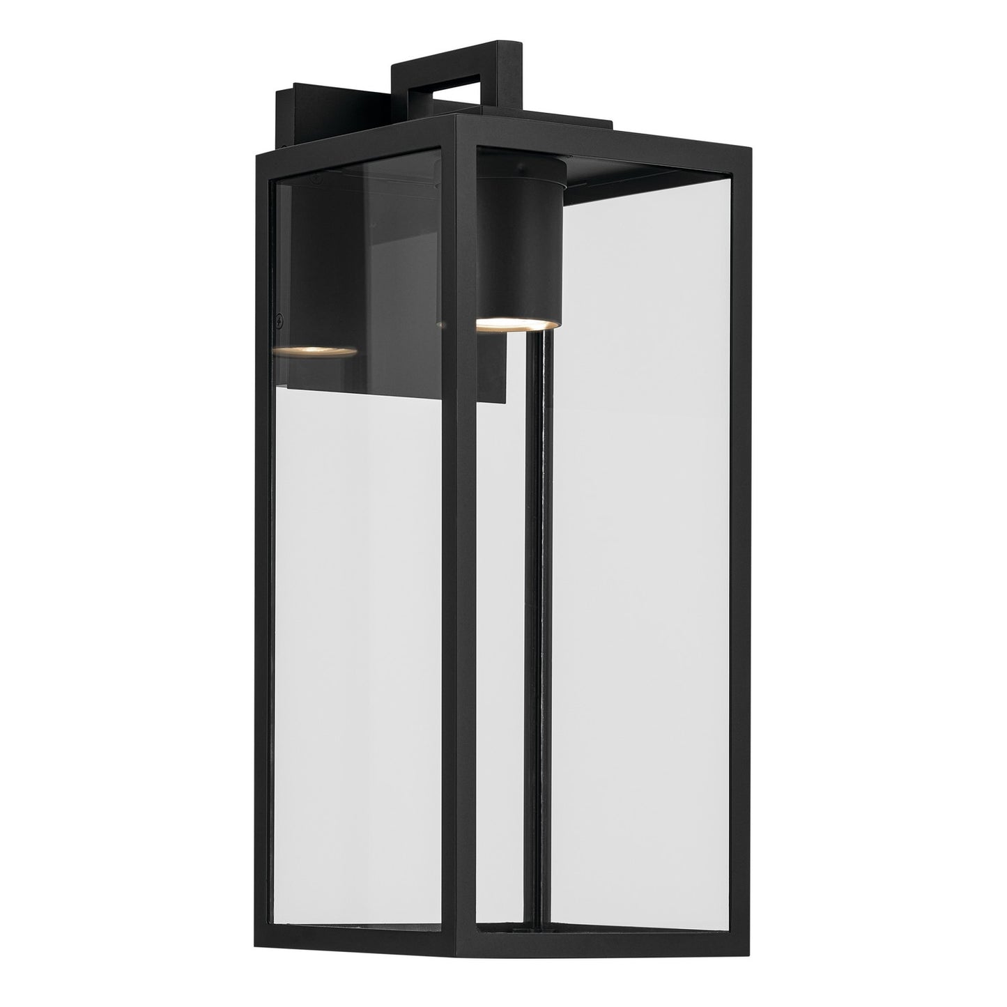 Branner One Light Outdoor Wall Mount in Textured Black